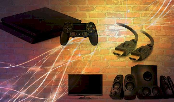 how to play ps4 audio through headphones and tv