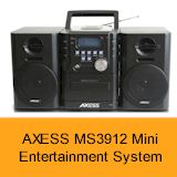 AXESS MS3912 Mini Entertainment System